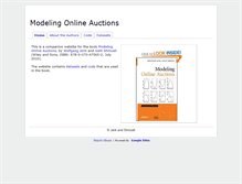 Tablet Screenshot of modelingonlineauctions.com